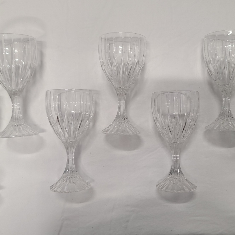6 Mikassa Park Lane Wine Glass Or Water Goblet